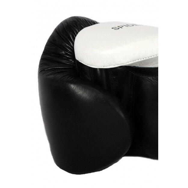 Guanti da boxe Spider Sparring in pelle nera 3/3