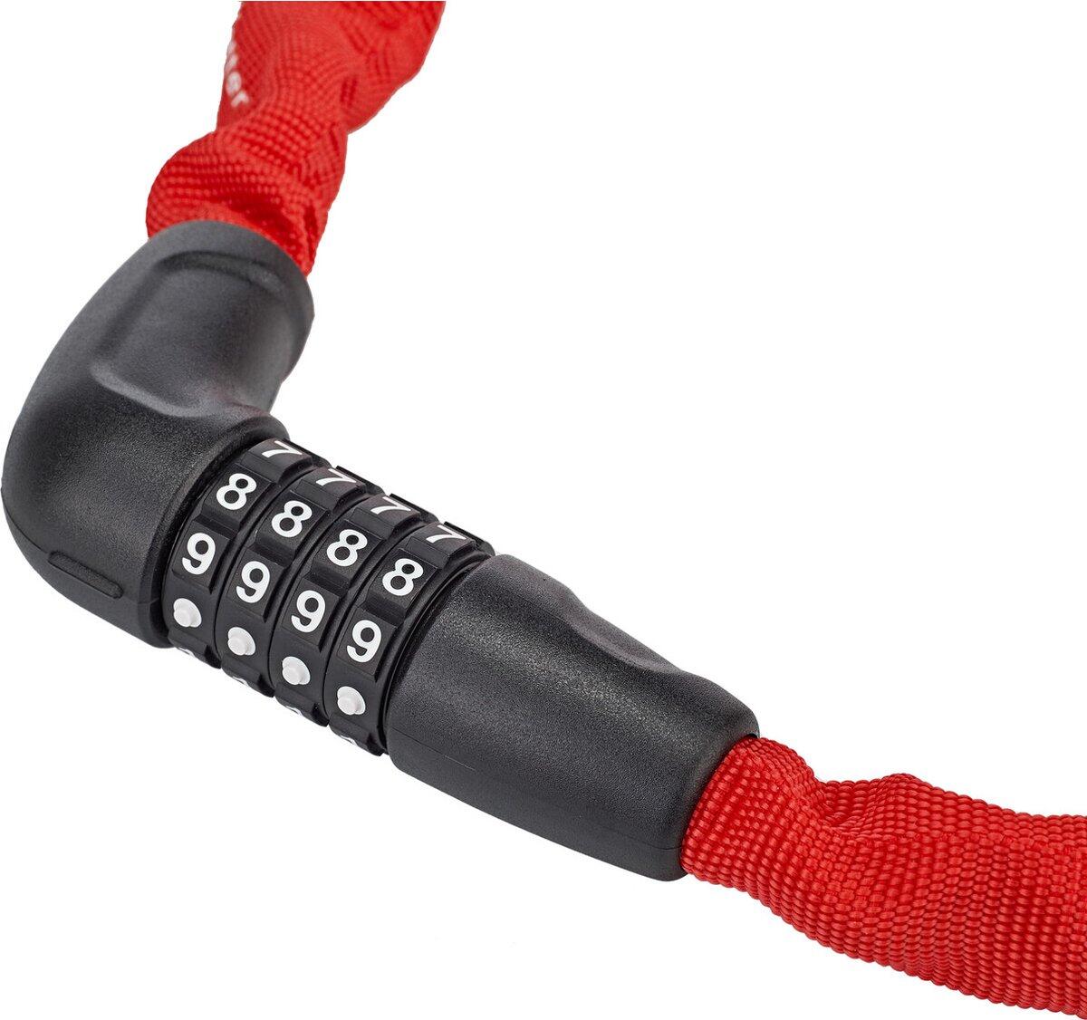 Durable ABUS 5805C 75 Red Chain Lock - 4mm Thick 2/4