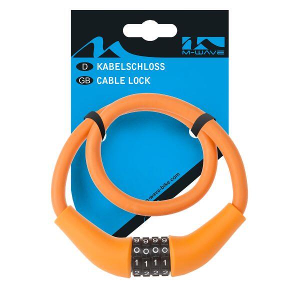 Cable figure Slicon 900 * 12 mm orange