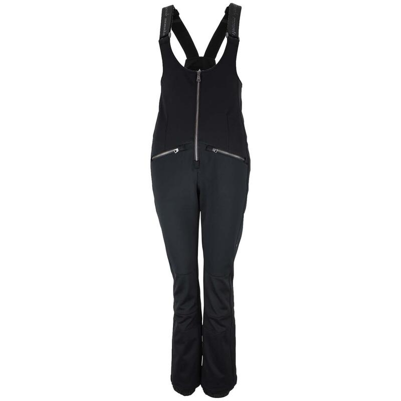 Softshell-Ski-Latzhose Frau Peak Mountain Achic