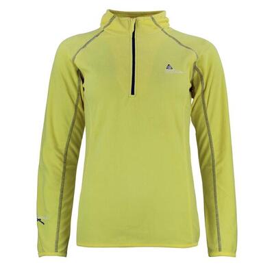 Microfleece sweatshirt met halve rits voor meisjes peak mountain gafine