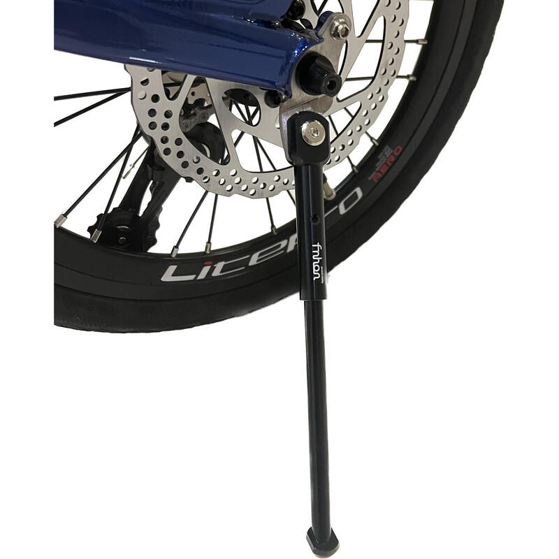 (Unassembled)GUST 349 16" Hydraulic Disc Brake 9s with stand Folding Bike - Blue
