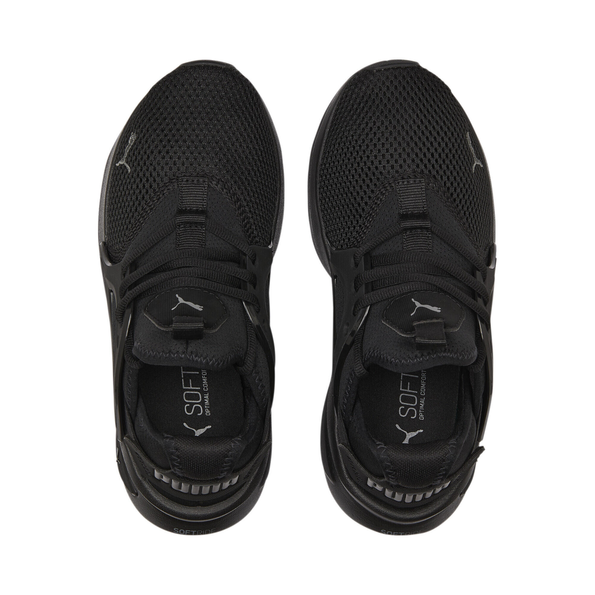 Basket Softride Enzo Evo Enfant et Adolescent PUMA Black Castlerock Gray 6/7