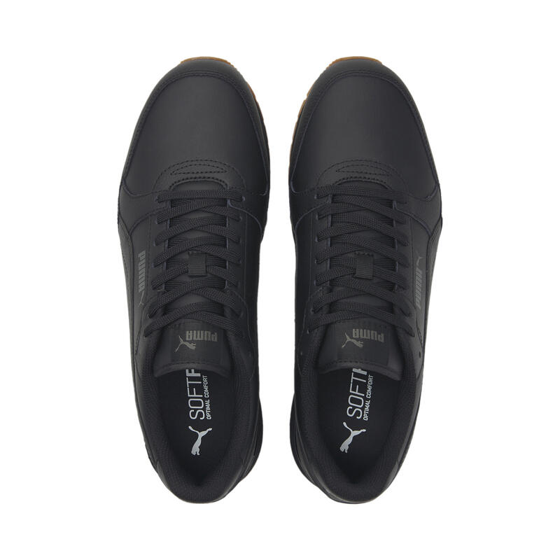 ST Runner v3 L Sneakers Erwachsene PUMA Black Gum Beige