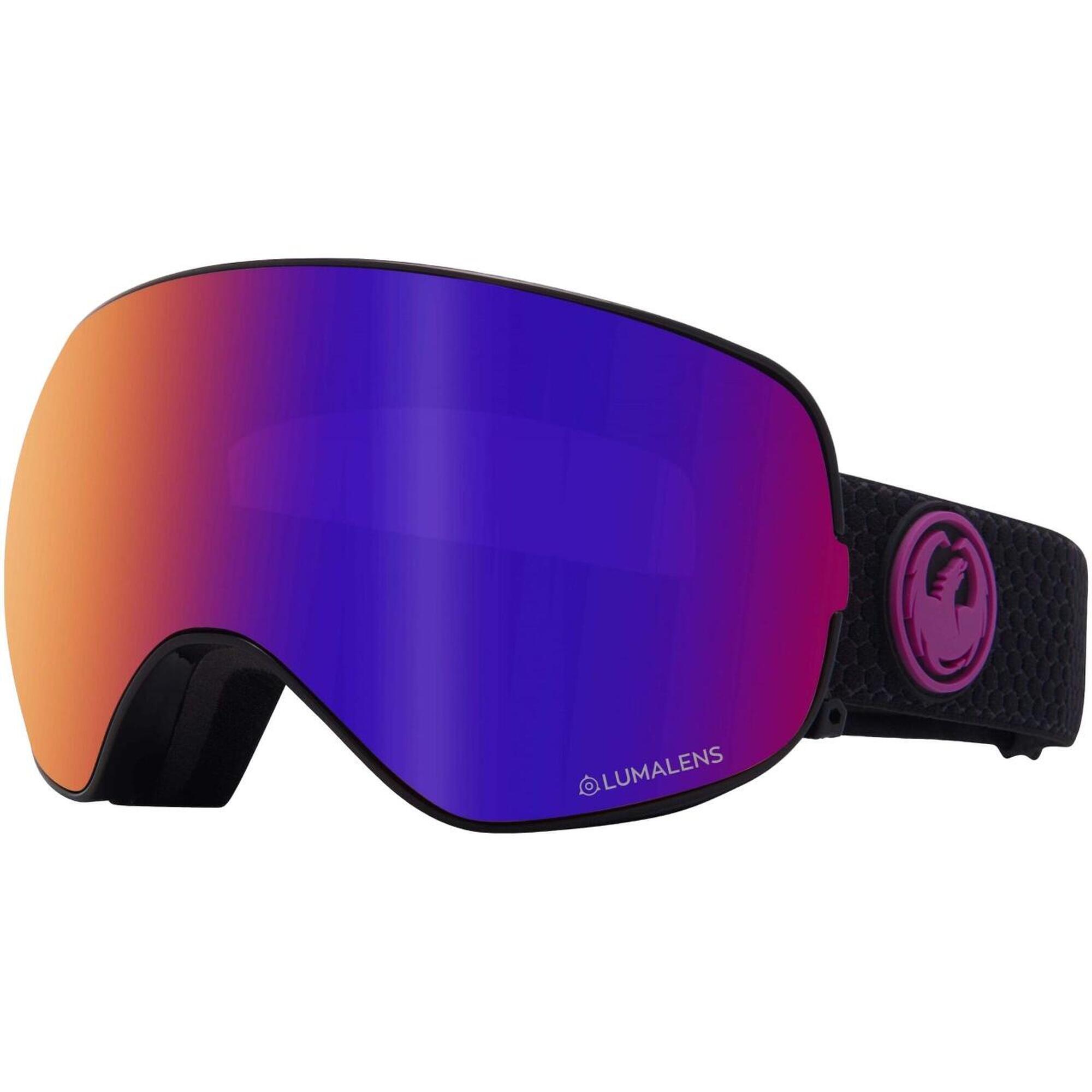 Gafas esquí Dragon X2S Snow Purple Ion + Amber 1/5