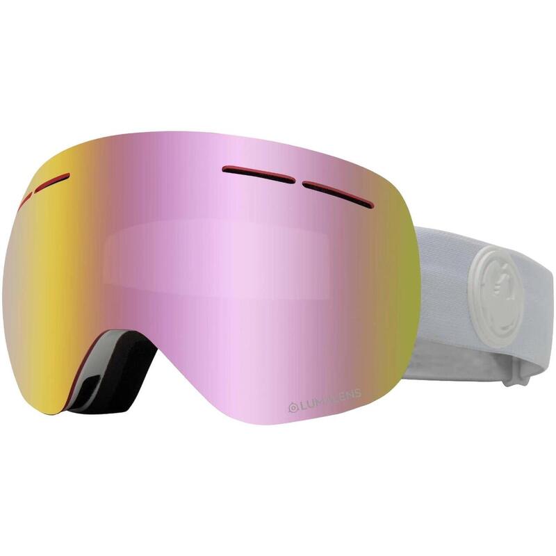 Gafas esquí Dragon X1S Snow Pink Ionized + Dark Smoke