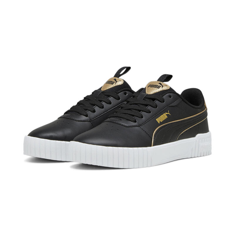 Carina 2.0 Pop Up Metallics sneakers voor dames PUMA Black Gold White