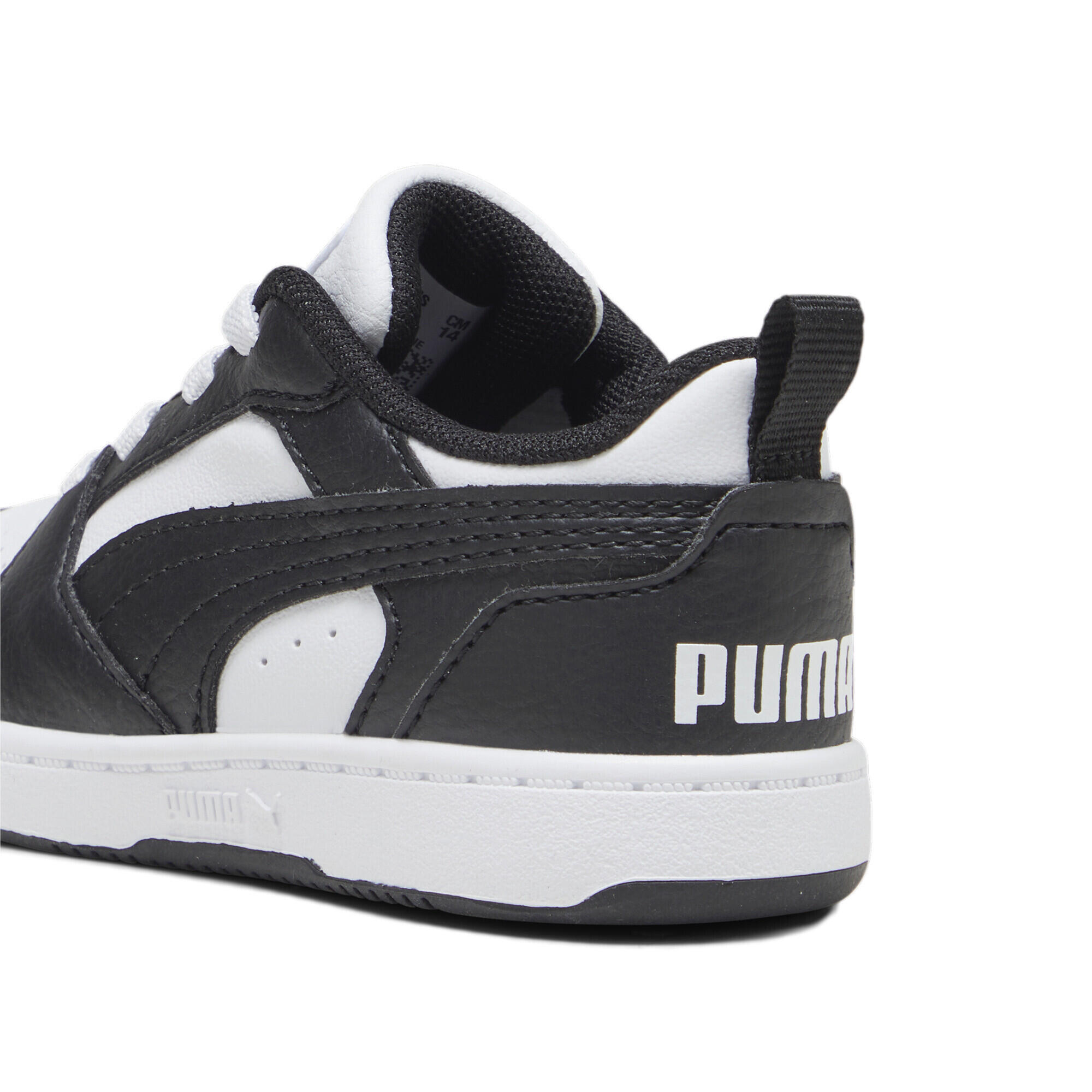Rebound V6 Lo Sneakers Klein Kinder PUMA White Black 2/7