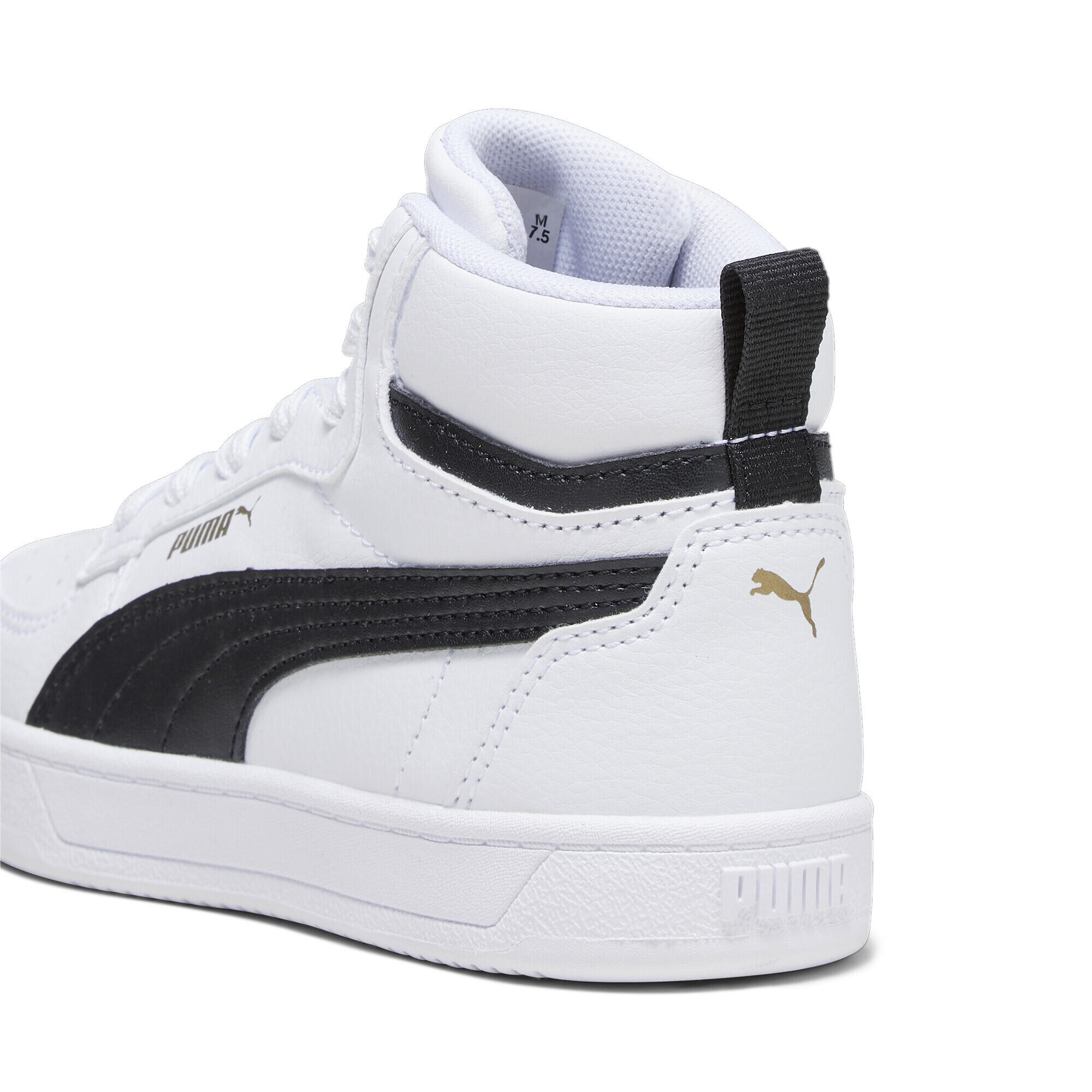 PUMA Caven 2.0 Mid Sneakers Jugendliche PUMA White Black Gold 2/10