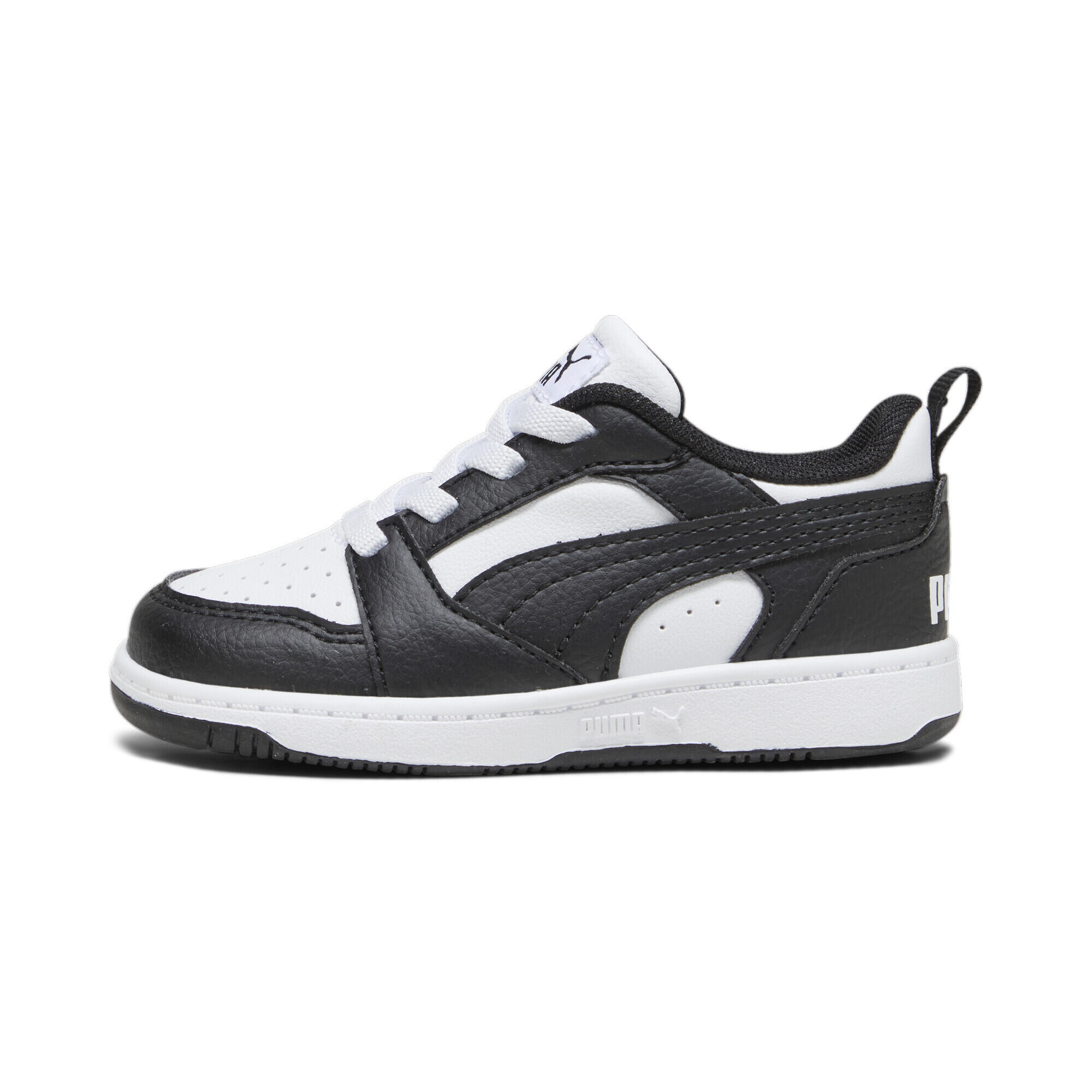 Rebound V6 Lo Sneakers Klein Kinder PUMA White Black 3/7