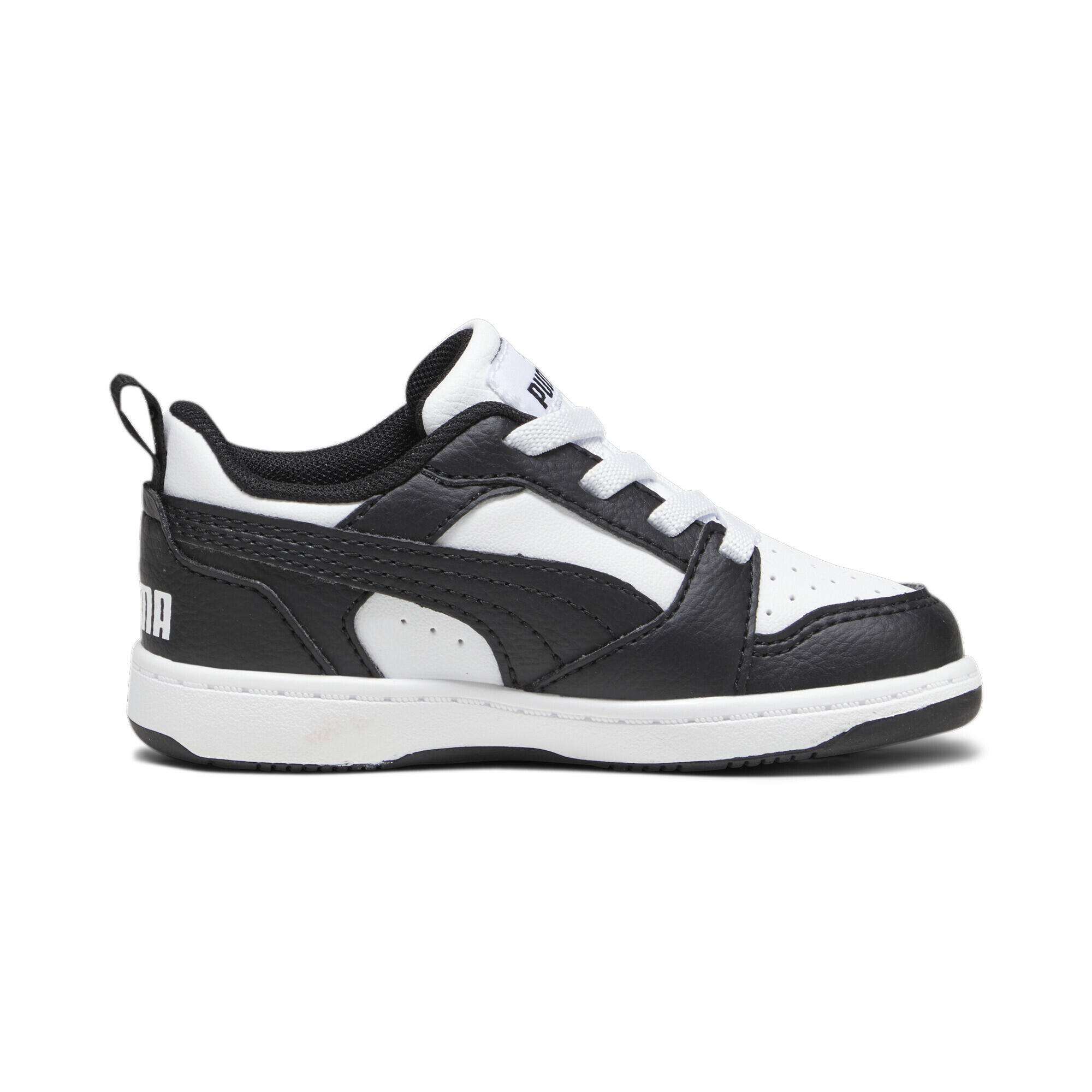 Rebound V6 Lo Sneakers Klein Kinder PUMA White Black 5/7