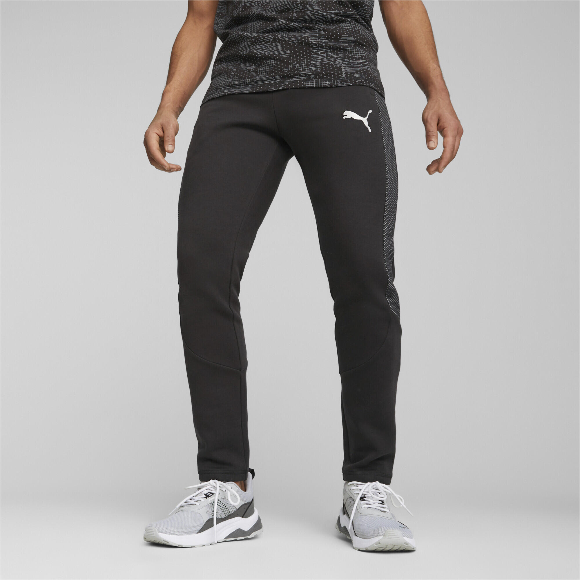 Pantaloni EVOSTRIPE da uomo PUMA Black PUMA Decathlon