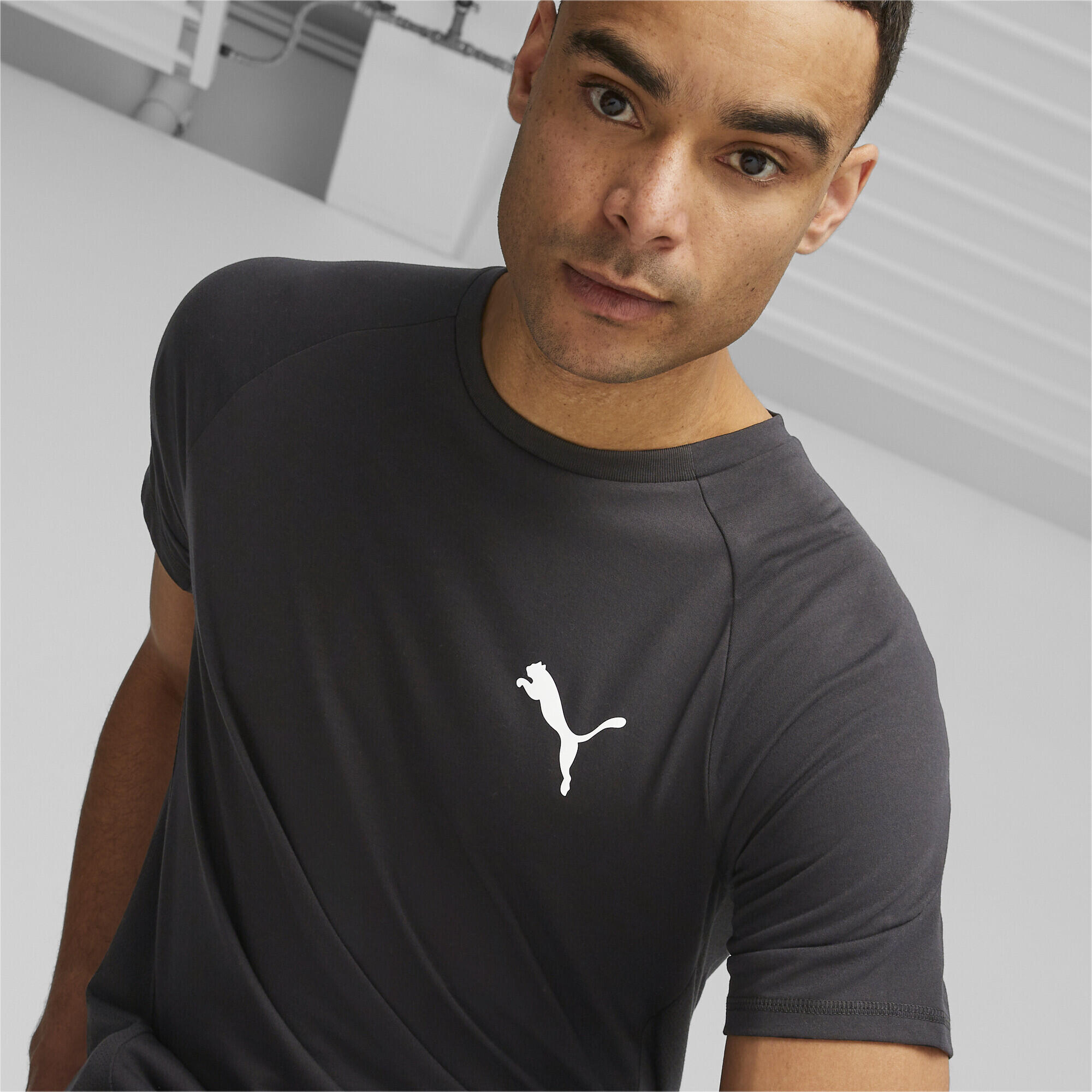 EVOSTRIPE Camiseta Hombre PUMA Black 3/6