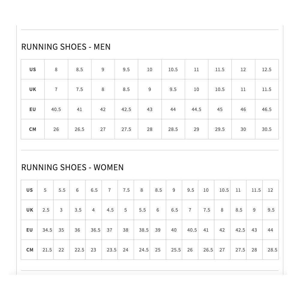 Rider sandals size discount chart