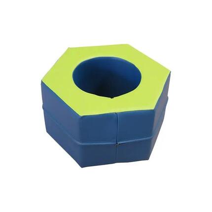 SOFTEE Figur Nussform 60x60x30 cm Gelb