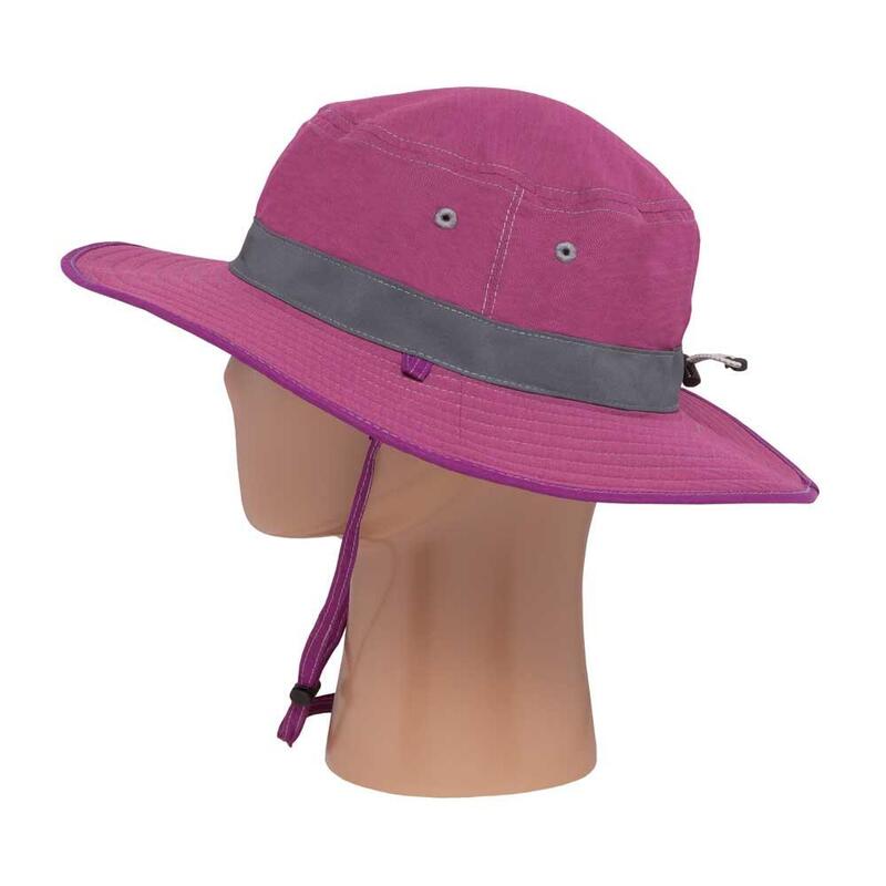 Clear Creek Boonie Women's Reversible Anti-UV Hiking Hat - Wild Orchid/Cinder