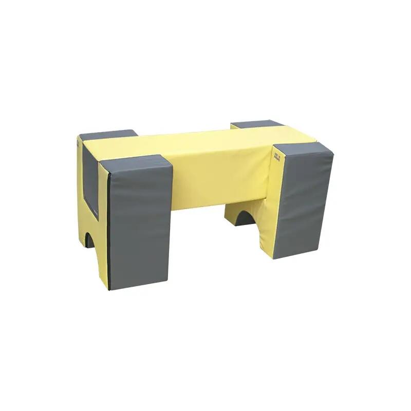 SOFTEE SET FIGURAS Nº1 (2 ASIENTOS Y RECTANGULO) SOFTEE AMARILLO/GRIS