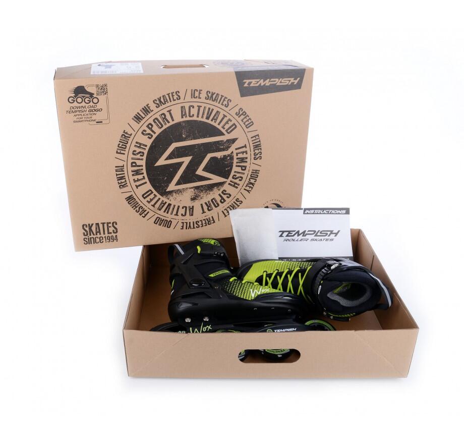 Wox 84 - Inlines- Skates - Erwachsene - Schwarz - Blau 7/7