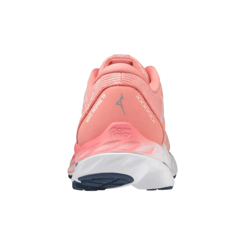 Wave Inspire 19 SSW Women's Road Running Shoes - Peach x Gray