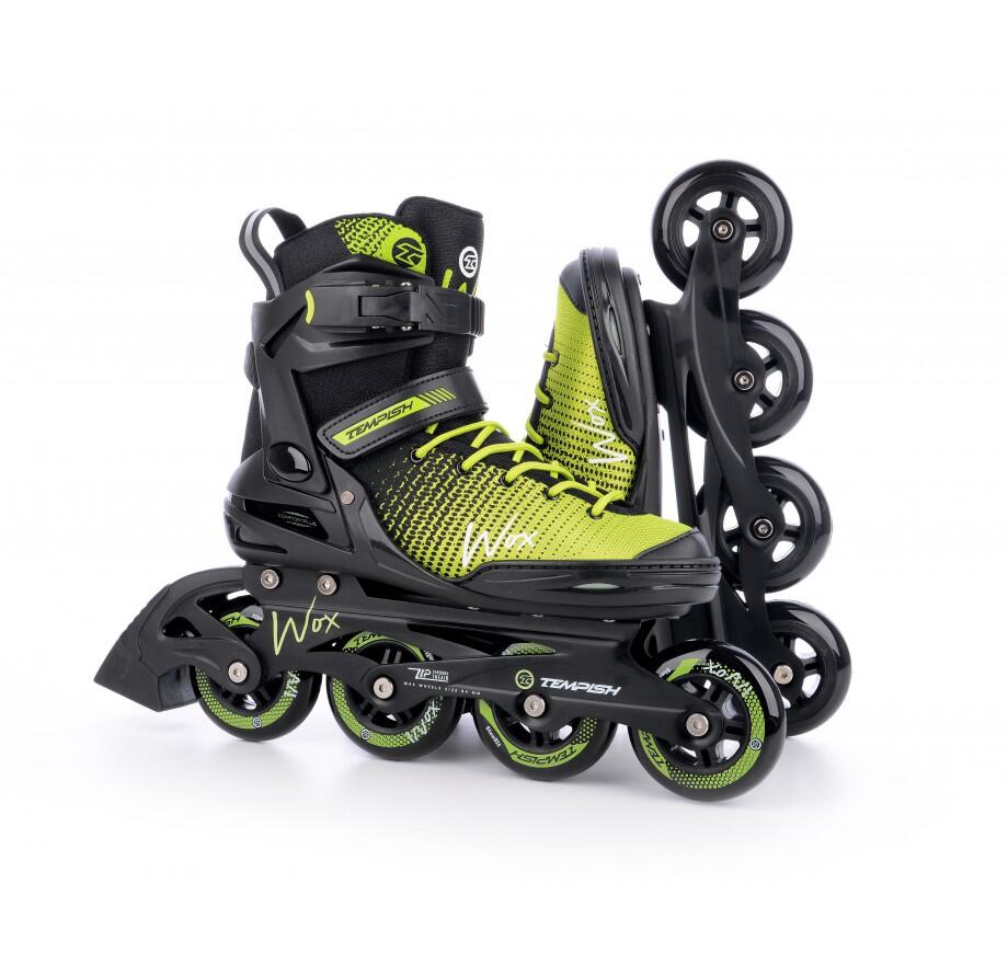 Wox 84 - Inlines- Skates - Erwachsene - Schwarz - Blau 6/7