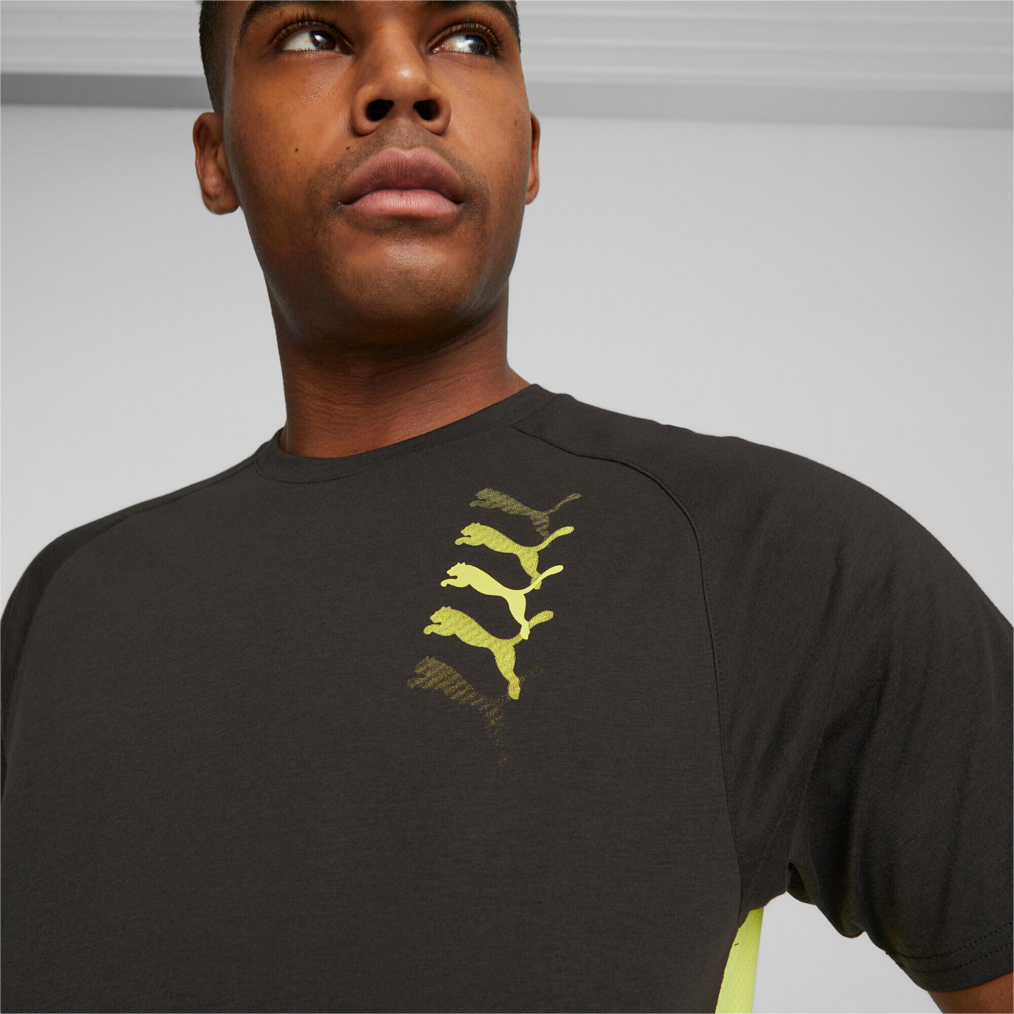T-shirt à manches courtes homme Puma Fit Triblend Ul Noir 2/6
