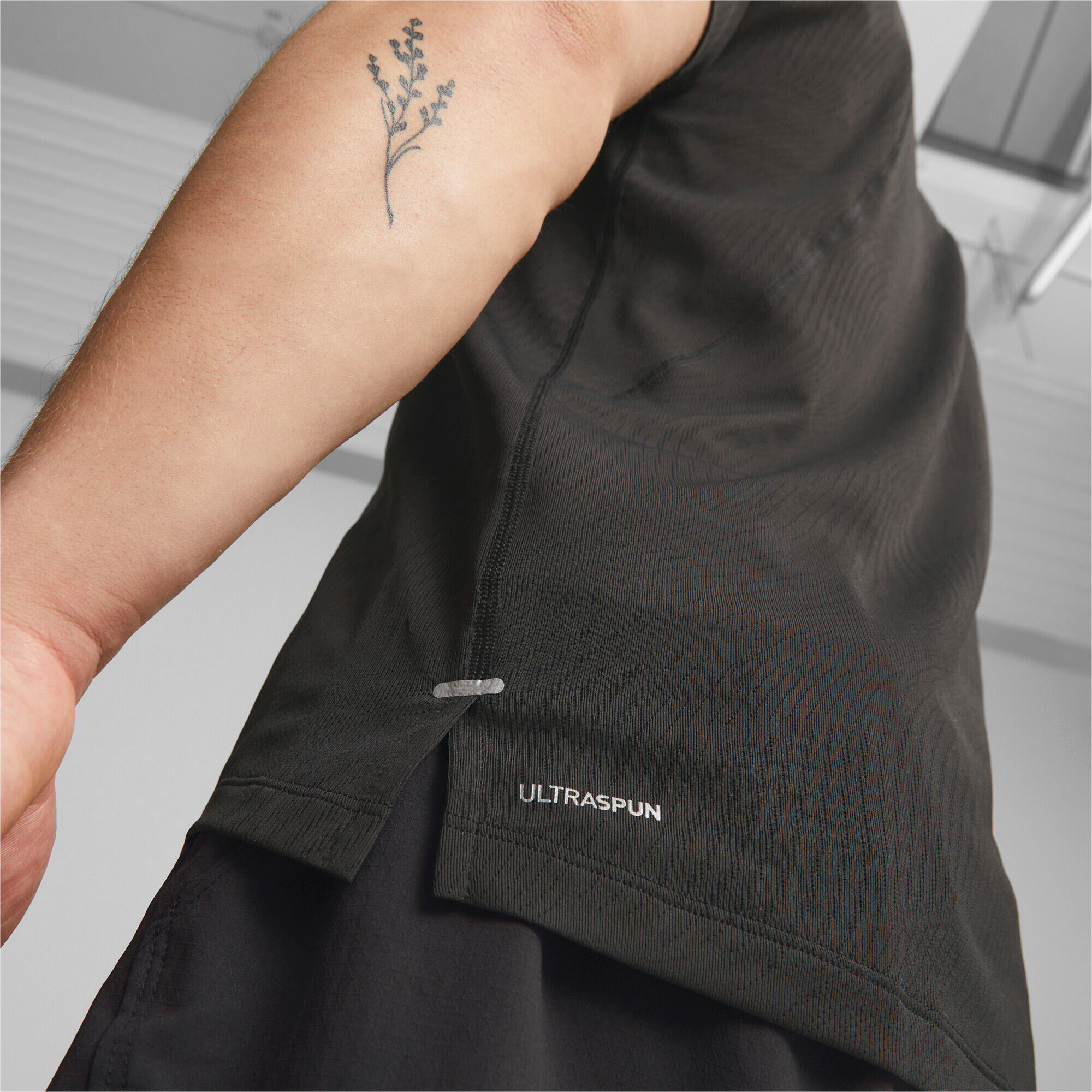 Camiseta PUMA Ultraspun Running Top - Preto 4/7