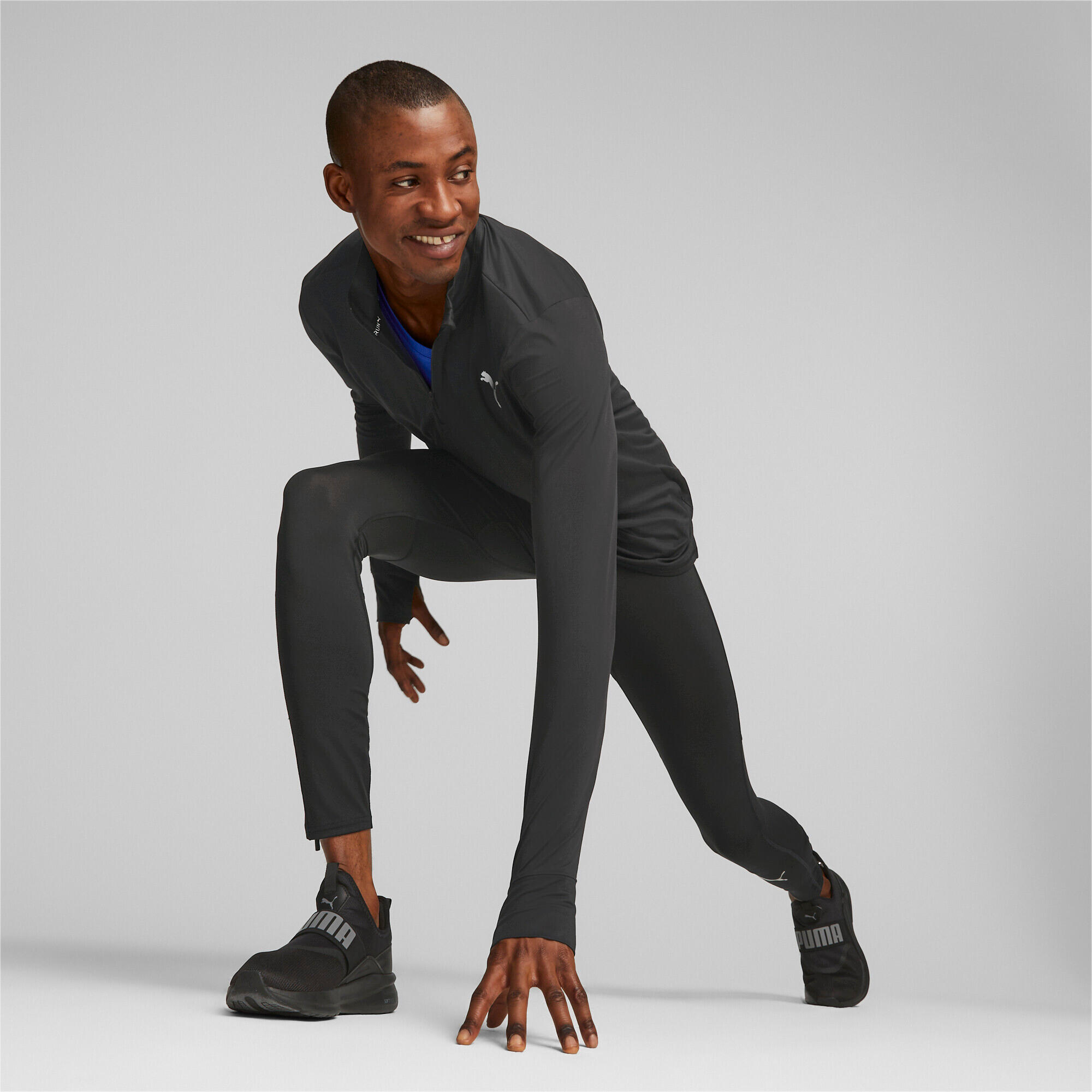 Puma Run Favorite 1/4 Zip Sweatshirt M Erwachsene 5/7