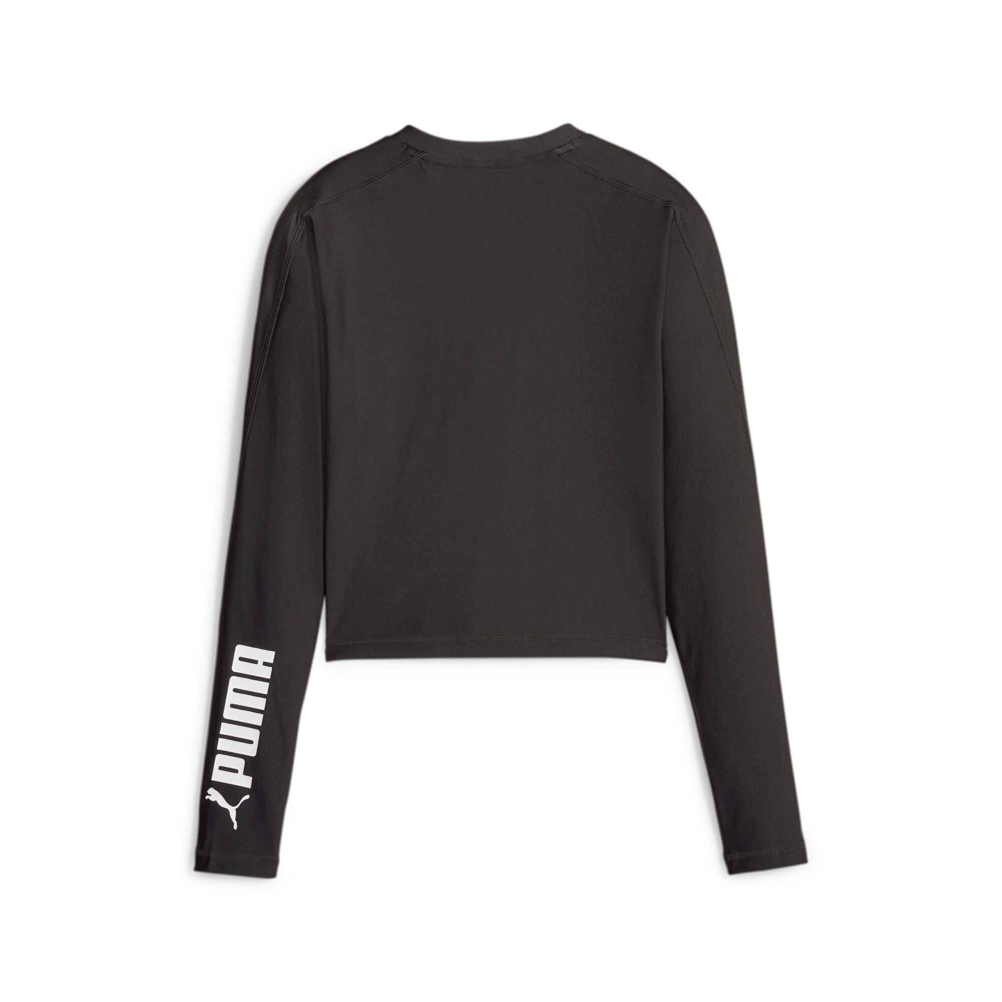 PUMA FIT Eversculpt Training Top Quarter-Zip - Preto-Branco 7/7