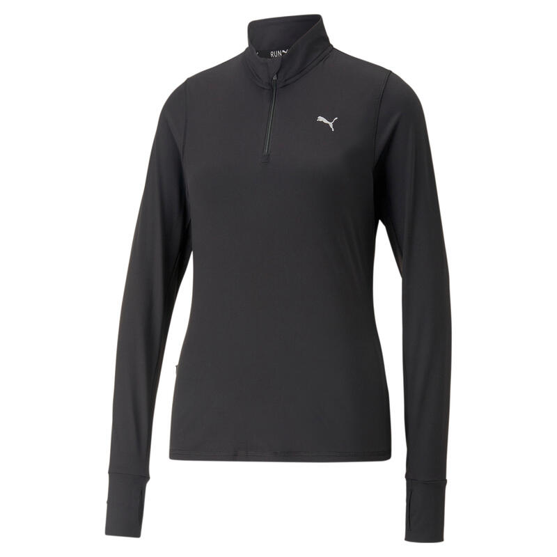 Top de corrida PUMA Run Favourite Quarter-Zip para mulher