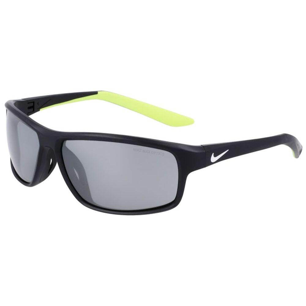 NIKE RABID 22 Unisex Sunglasses - Black/Silver Flash
