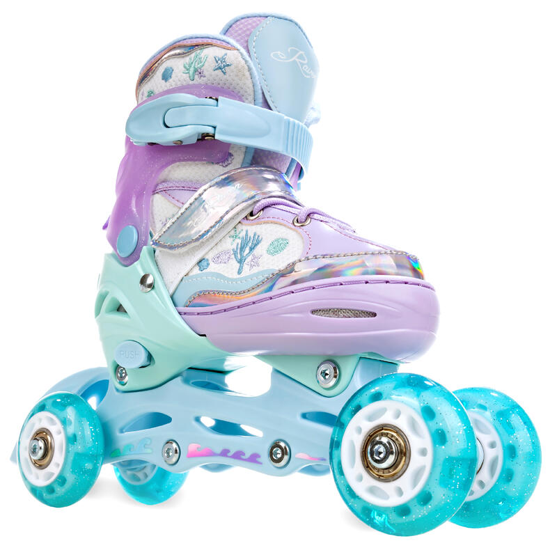 Patins de rodas Patins ajustáveis 4 em 1 Raven Isla LED Wheels