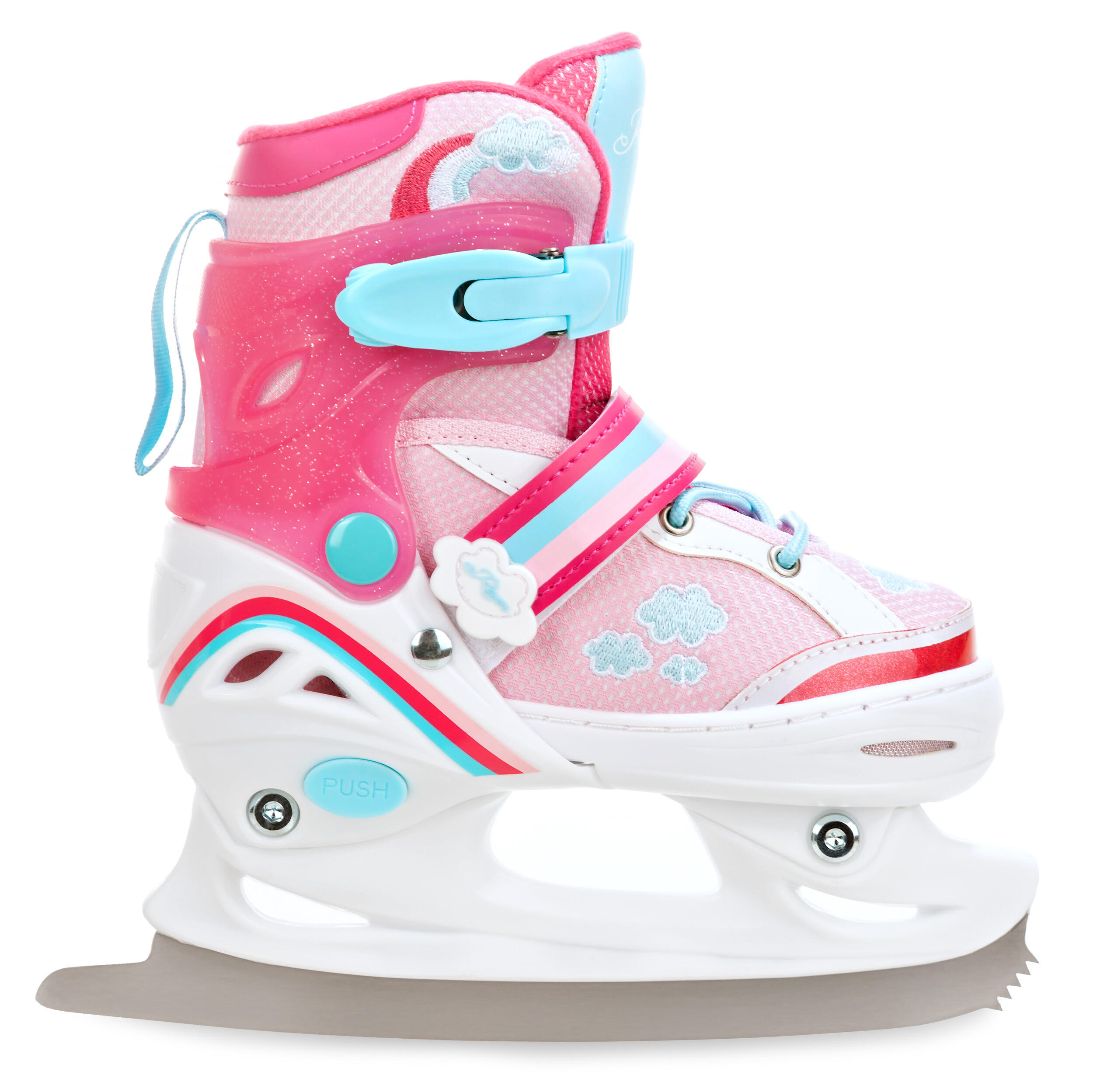 Patins de rodas Patins ajustáveis 4 em 1 Raven Zoya Roda LED 6/7