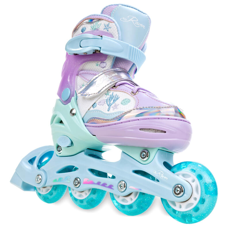 Raven Isla Rollerblades ajustables Roues LED lumineuses