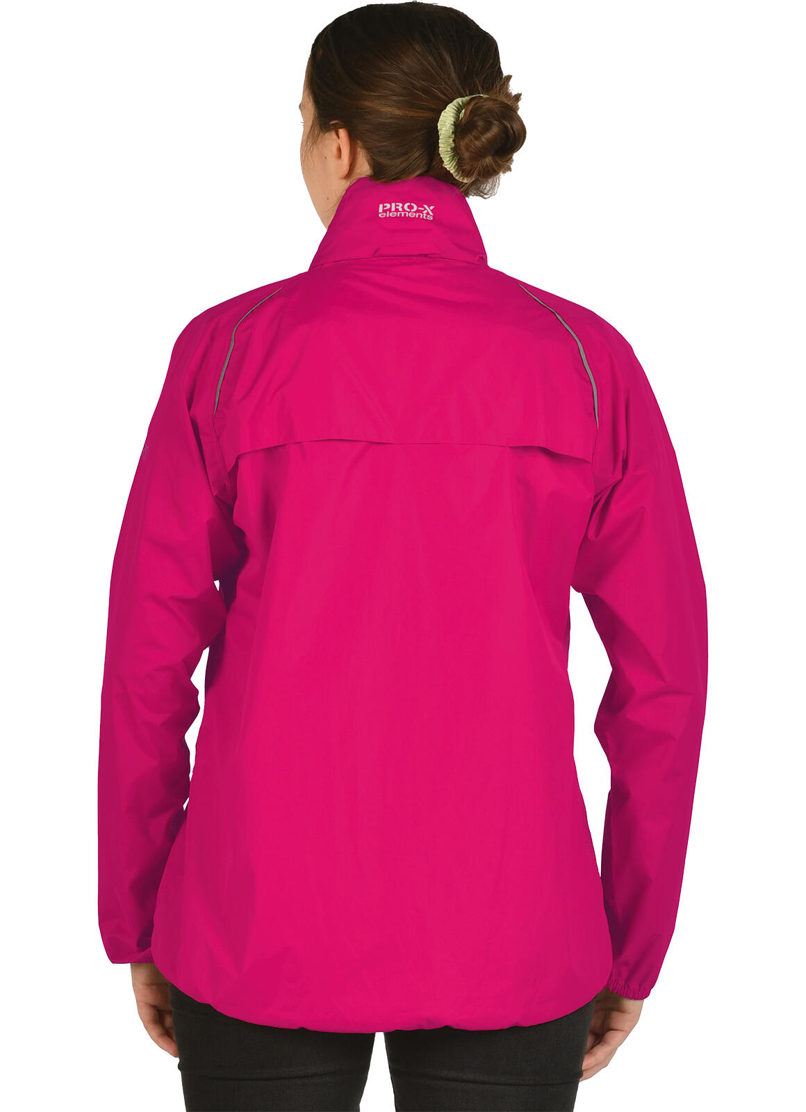 Veste de cyclisme femme LADY rouge cerise 4/5