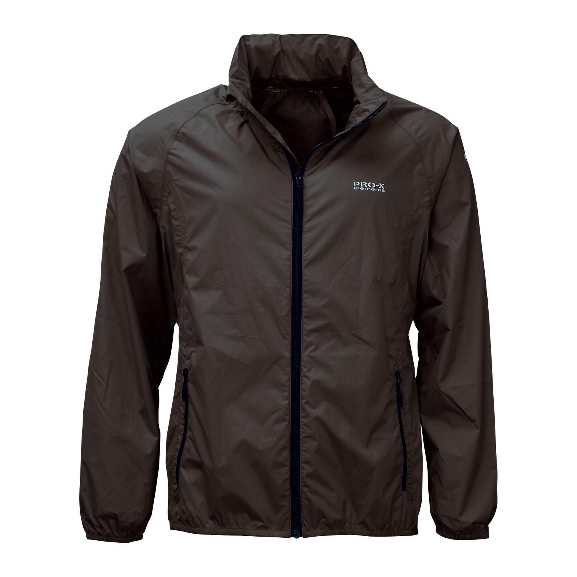 Pro-x Elements - Veste De Cyclisme Homme Packable Anthracite - Coupe-pluie - Gris|marron - 48 Xl - Decathlon