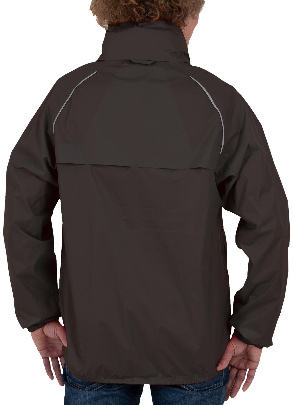 Giacca da ciclismo da uomo PACKable antracite 4/5