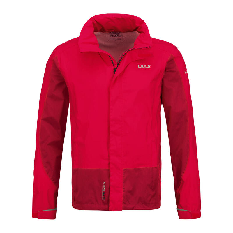 Outdoorjas Lennard heren polyamide rood mt 3XL