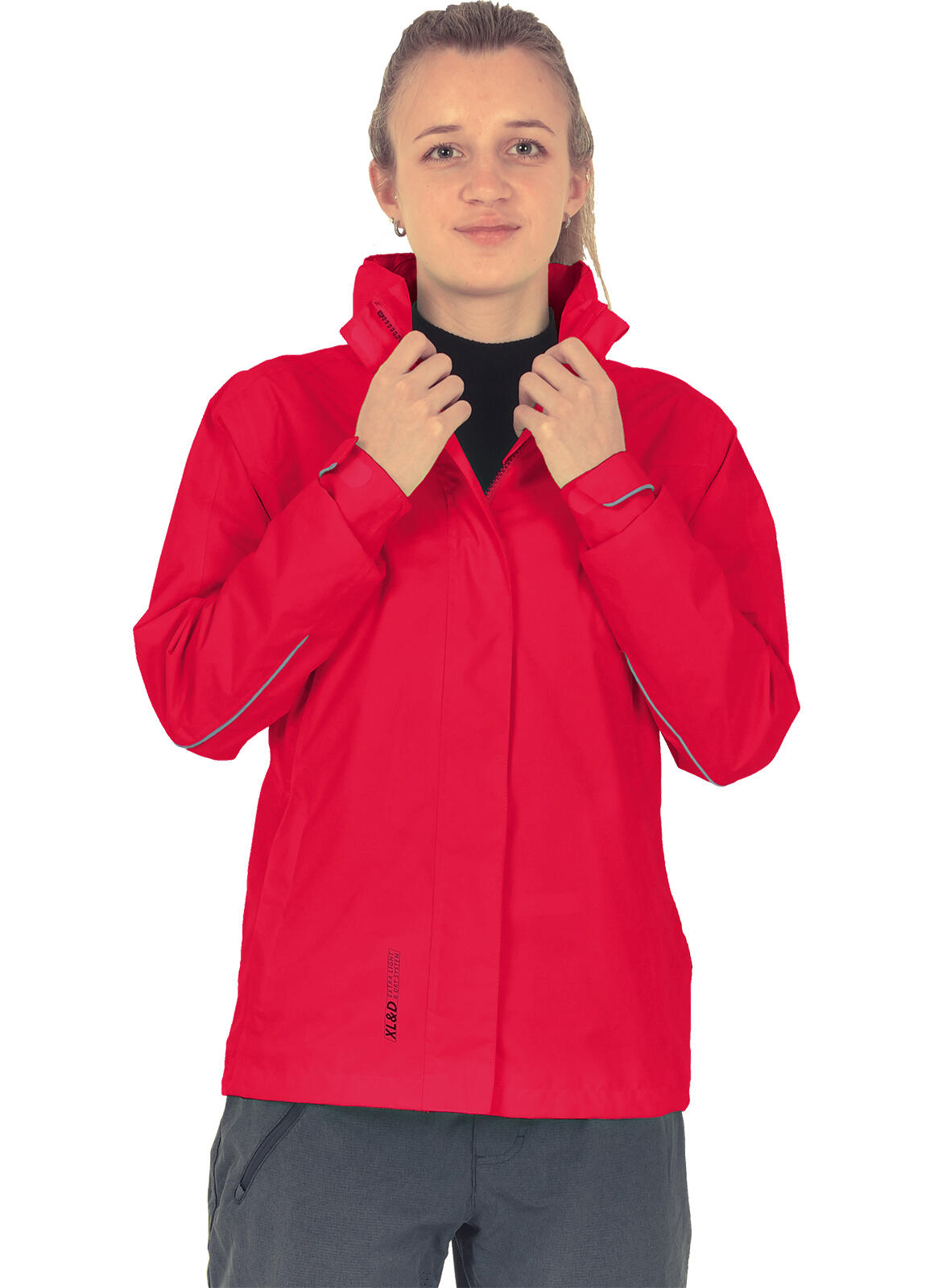 Giacca da ciclismo da donna MELINDA rosso mars 3/5