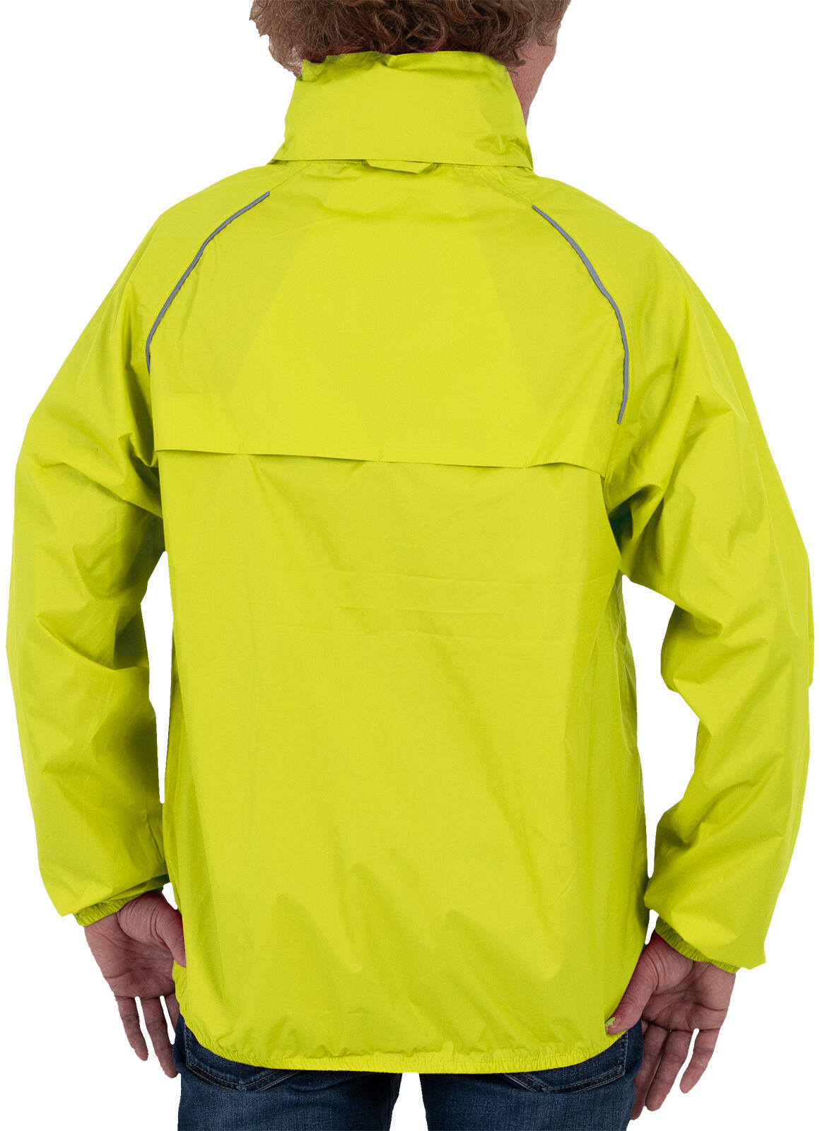 Giacca da ciclismo da uomo PACKable giallo neon 4/5