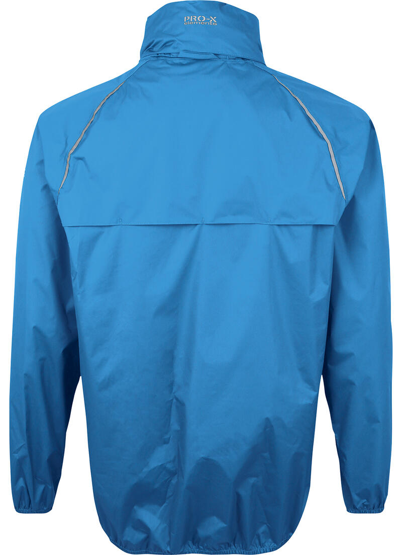 Outdoorjas heren polyamide blauw maat M