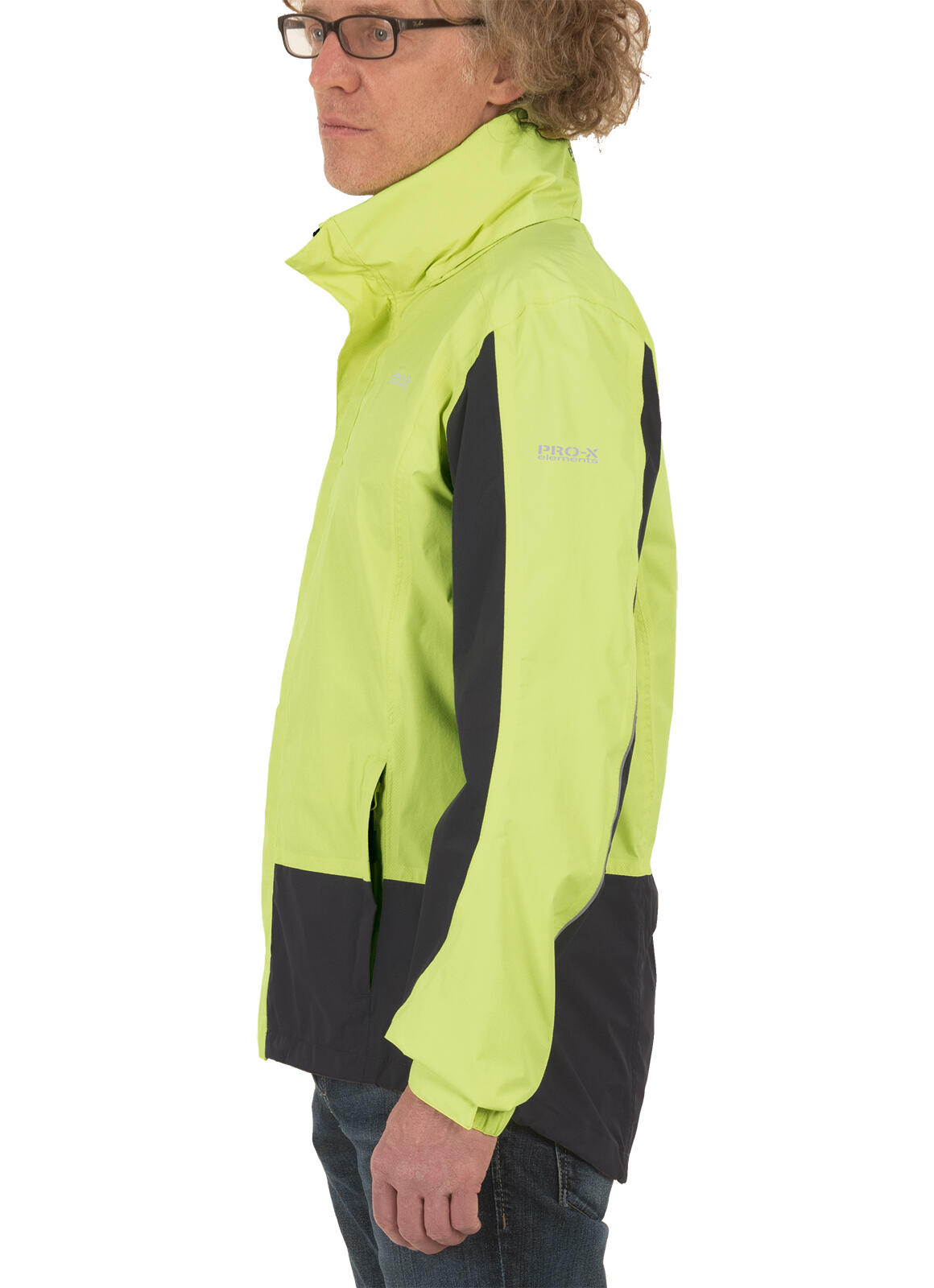 Veste de cyclisme homme LENNARD jaune néon - anthracite 5/5