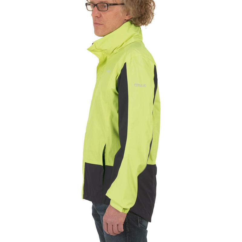 Herren Fahrradjacke LENNARD Neon Gelb - Anthrazit