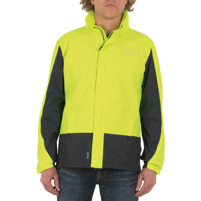 Herren Fahrradjacke LENNARD Neon Gelb - Anthrazit