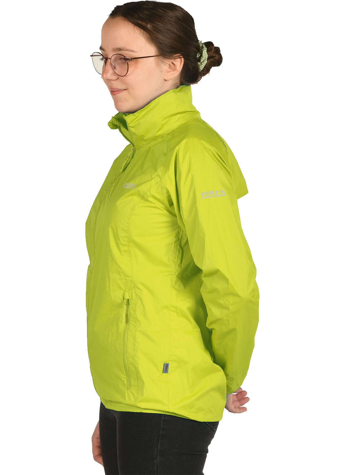 Giacca da ciclismo da donna LADY giallo neon 5/7