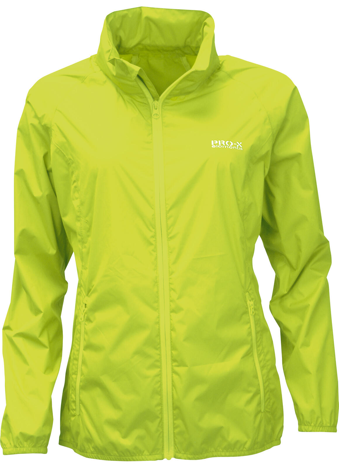 LADY neon yellow women's cycling jacket