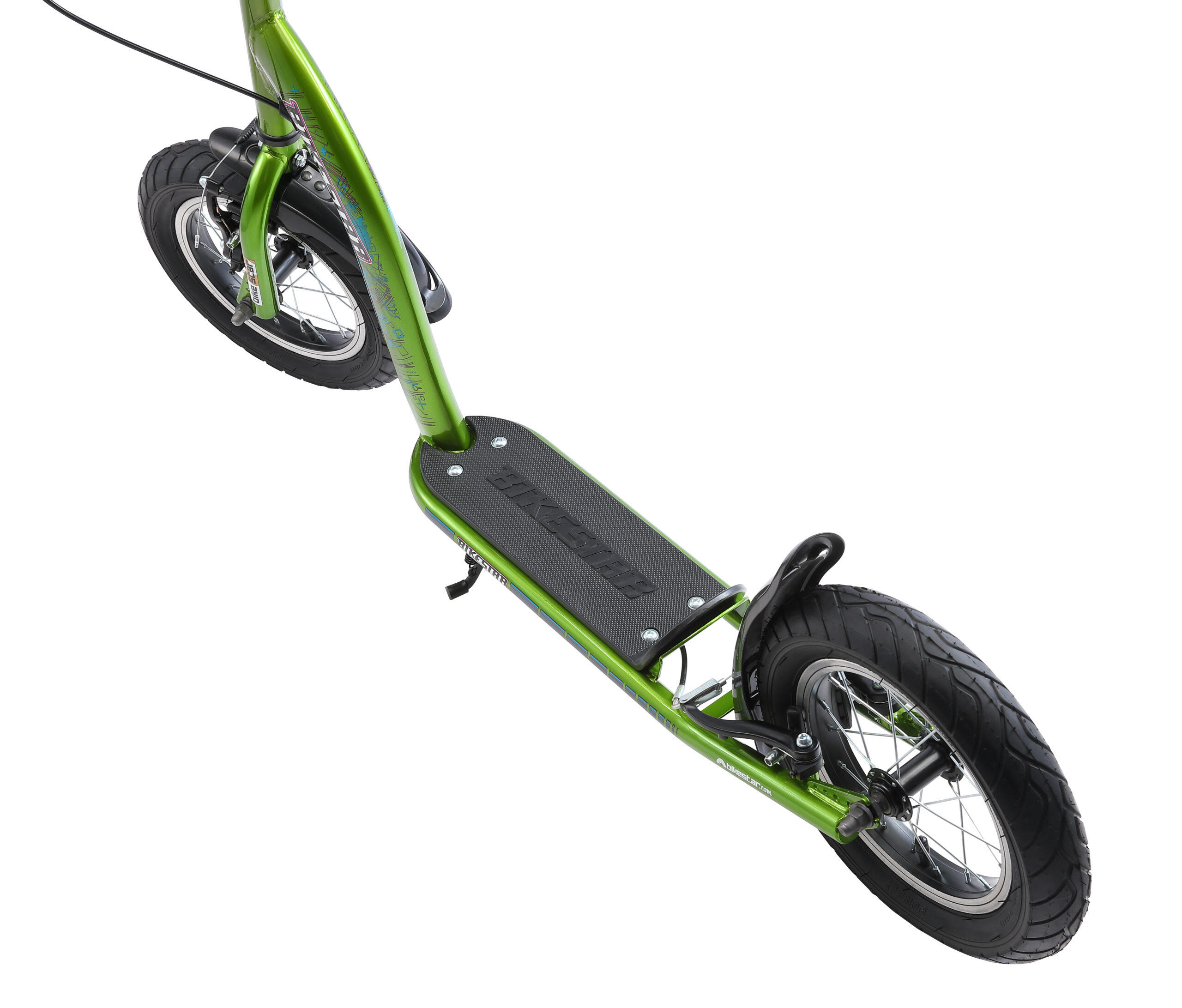 Bikestar autoped, 12 inch, Sport step, groen 5/5