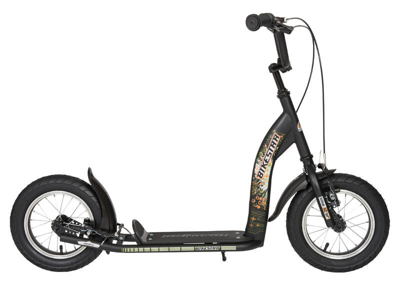 Trottinette grandes roues 12", pour enfants de 8 ans, pneus gonflables, Sport