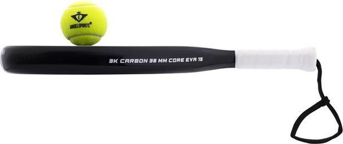Padelracket 52 X 36,5 Cm P46 Eva17 Carbon Zwart 5/5