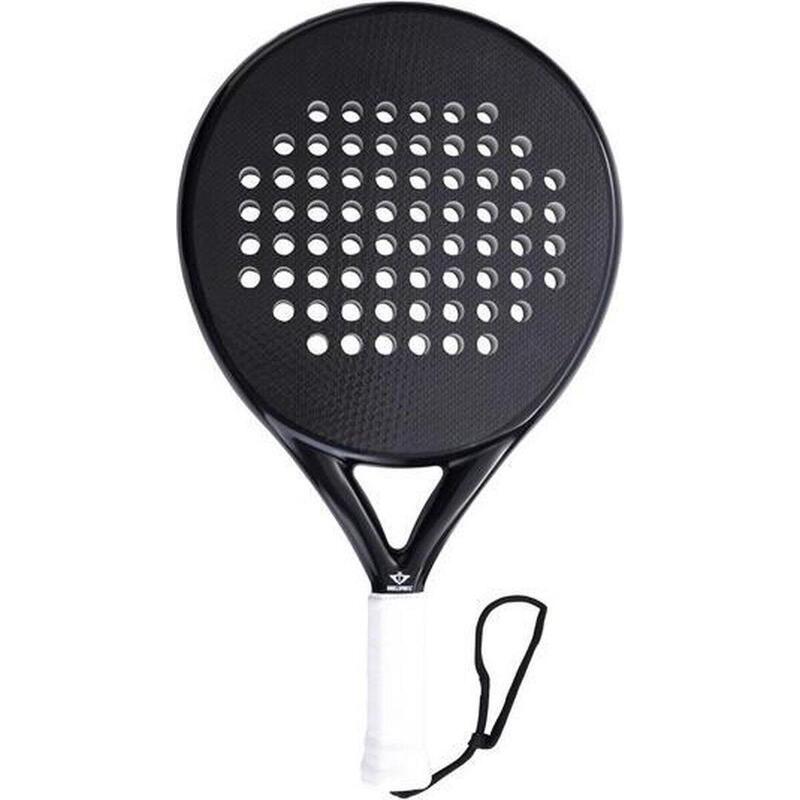 Padelracket 52 X 36,5 Cm P46 Eva17 Carbon Zwart