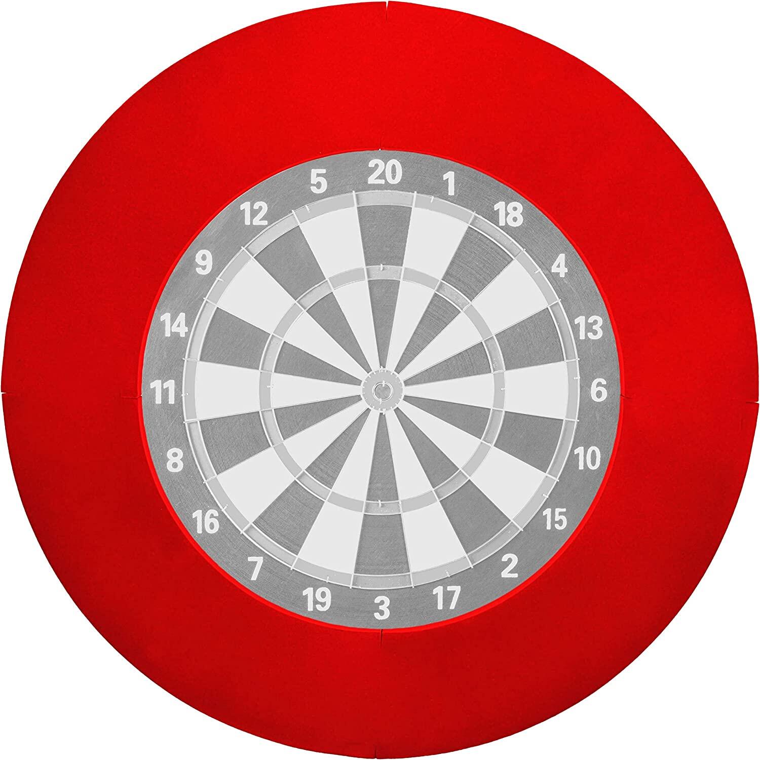 ABC Darts - PU Rubberen Dartbord Surround Ring - Dartbord Bescherm ring - Rood 3/3